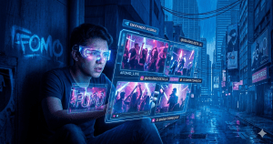 O impacto psicológico do FOMO: a ansiedade digital de estar perdendo momentos importantes.