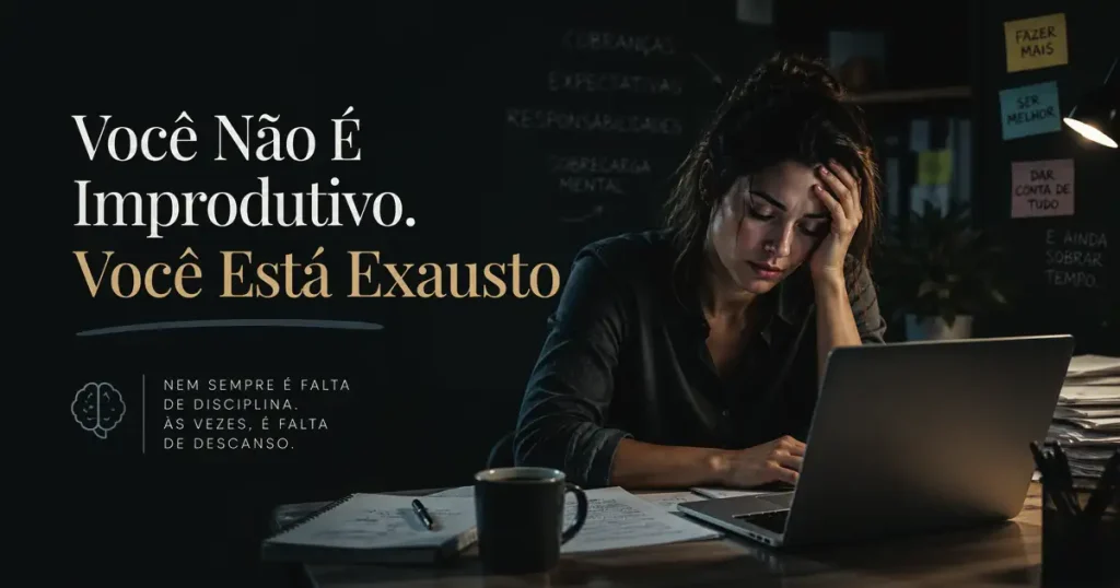 Você Não É Improdutivo. Você Está Exausto